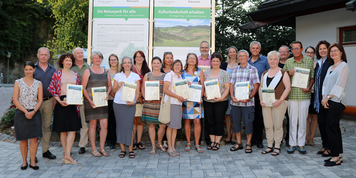 Die neuen Schwarzwald-Guides erhielten ihre Zertifikate.